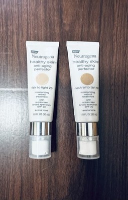 Lot #20 40 Neutrogena Healthy Skin Anti-Aging Perfector Evens Tone With SPF 20