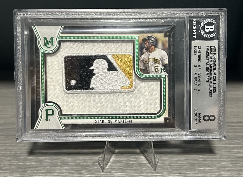 2018 Topps Museum Collection MLB Logoman Starling Marte 1/1