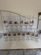 Hard Rock Cafe Hurricane Glass Set &ndash; 14 Cities Collectible Glasses