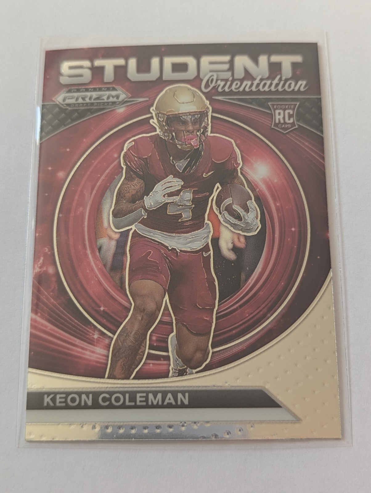 2024 Panini Prizm Draft Picks #SO-KC Keon Coleman Student Orientation Rookie Rc