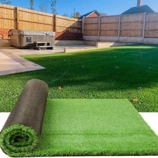 33'x3.3' Realistic Artificial Grass Turf 1.2" Height Fake Grass Auto Drainage