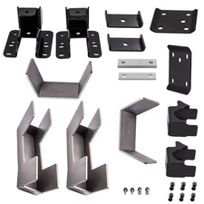 6" Drop Axle Flip Under Bed C Notch Lowering Kit for Silverado Sierra 1500 07-18