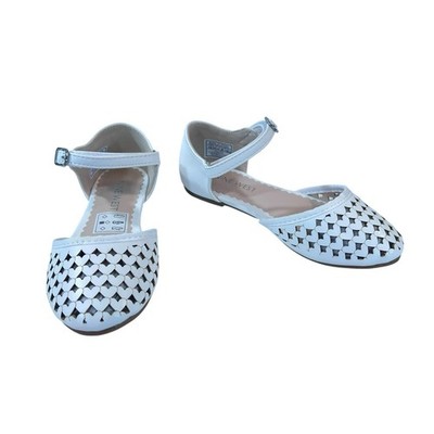 Nine West Viivien Sandals Girls Size 12 New White