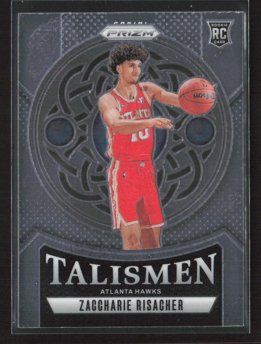 Zaccharie Risacher 2024-25 Panini Prizm #8 Talismen Atlanta Hawks