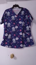MediChic Marilyn Monroe Graphic Scrub Top Size XL. Very Nice.