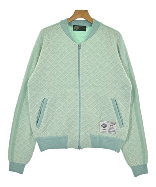 GIM CONTEXT Cardigans GreenxWhite(Patterned) L 22… - image 1