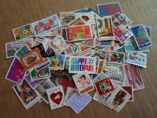 Collection 100 US stamps - 250th Birthday series-#20 Celebrations!