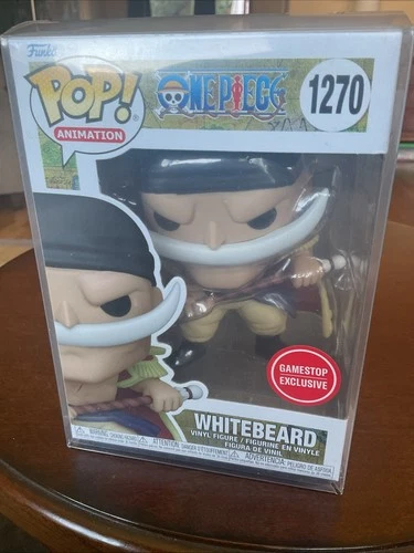 Funko Pop One Piece 1270 Toei Whitebeard GameStop Protector Luffy Anime