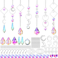 355 Pcs DIY Suncatcher Kits for Adults Colorful Crystal Sun Catchers Making Kits