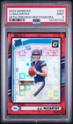 2024 Donruss #303 Rated Rookie JJ McCarthy Optic Red Pandora Prizm PSA 9
