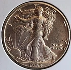 1944-D 50C Walking Liberty Half Dollar ■ GEM/BU ■ #2156
