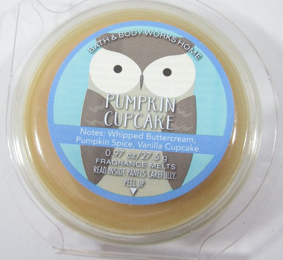 Bath & Body Works 0.97 oz Home Wax Melts  Pumpkin Cupcake
