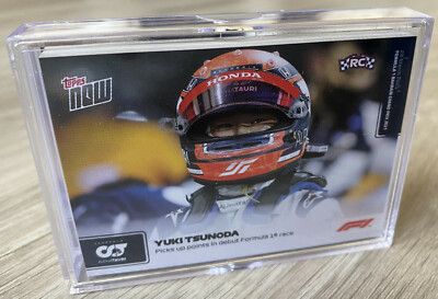 Yuki Tsunoda - Topps Now - Rookie Card (RC) Debut F1 Race - Versand am selben Tag!