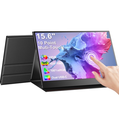 UPERFECT Touchscreen Portable Monitor 15.6" 1920*1080 HDMI Type-C Extend Display