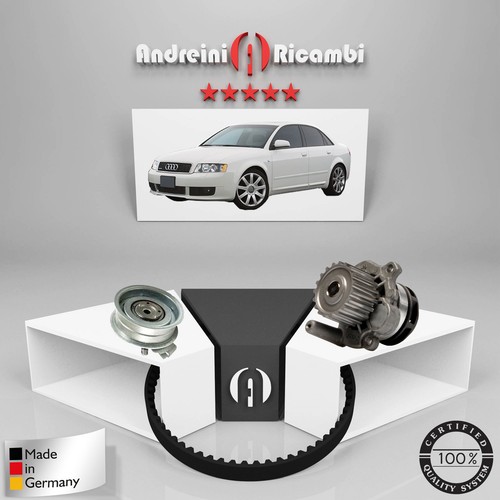 KIT DISTRIBUZIONE + POMPA ACQUA AUDI A4 B6 1.6 75KW 102CV 2003 -> - Imagen 2 de 2