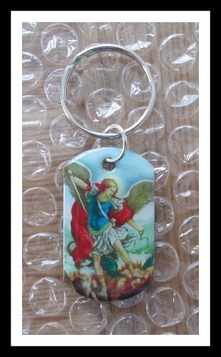 SAN MICHAEL ARCÁNGEL - LLAVERO RELIGIOSO CRISTIANO CATÓLICO ROMANO T82 - Imagen 1 de 1