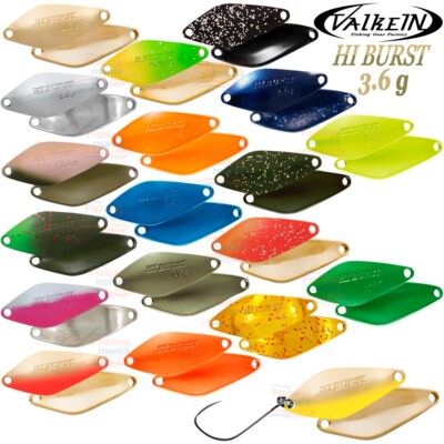 ValkeIN Hi BURST 3.6 g 35 mm Trout Spoon JDM Assorted Colors