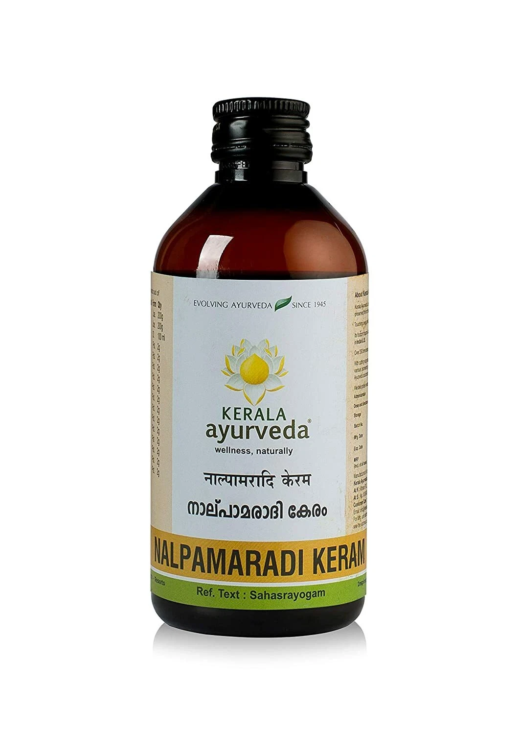 Kerala Ayurveda Nalpamaradi Keram 200 Ml Herbal Ayurvedic Oil Tail