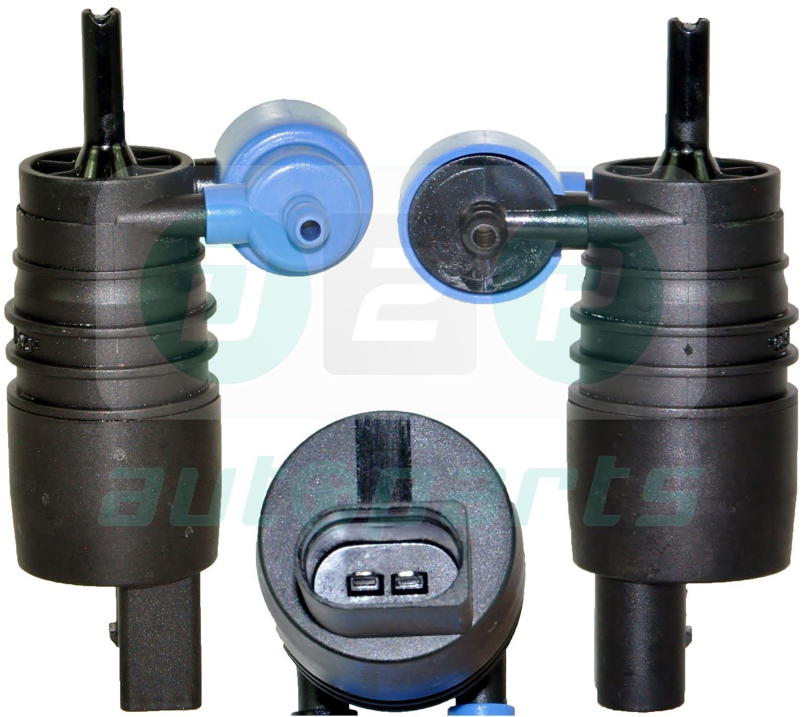 TWIN OUTLET WINDSCREEN WASHER PUMP AUDI A3 (8L1, 8P) A4 (B5, B6, B7) A6  (C5, C6)