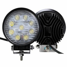 2x 4 Round Led Spot Light Pod Work Flood Driving Fog Lamp Offroad 4wd Atv Truck