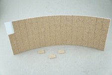  100 Pack 1" Square Real Natural Cork Self NON-ADHESIVE Pads 3/16" Thick