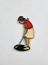 Suncatcher Female Lady Golfer Window Ornament Decoration Vintage 1994