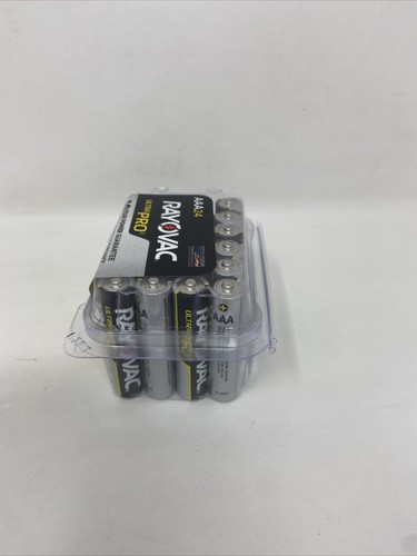 Rayovac Alkaline Reclosable AAA Batteries 24 Pack Exp 2031 New - Picture 2 of 5