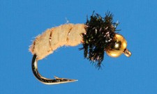  1 Dozen Bead Head Chamois Caddis Nymph Fishing Flies