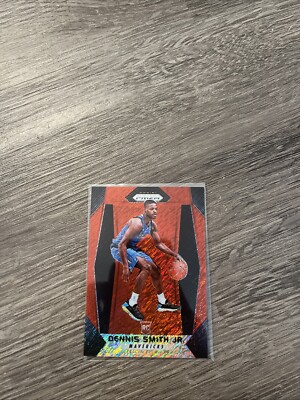 2017-18 Panini Prizm Dennis Smith Jr. RC Prizms Red Shimmer Rookie #1/8