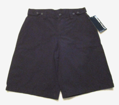 French Toast Navy Blue Cotton Blend Uniform Bermuda Shorts - Girls Size 14 - NWT