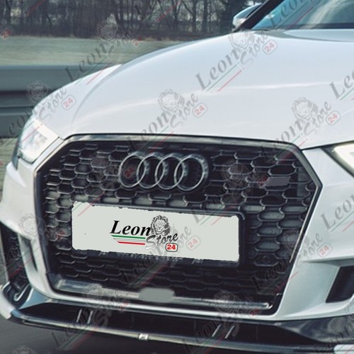 kit stemma logo anelli per Audi Anteriore Posteriore Nero Lucido A1 8X A3 8V A4 - Imagen 7 de 9