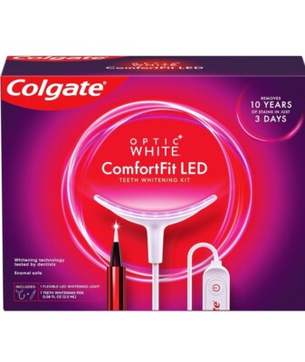 Colgate Optic White ComfortFit LED Teeth Whitening Kit Pen (87449826)