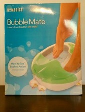 Homedics Bubble Mate Luxury Foot Bubbler with Heat Model BB-50 NEW 