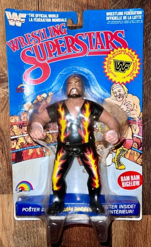 WWF WWE LJN Bam Bam Bigelow MOC Wrestling Supersta...