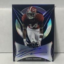 2019 Valiant Navy Deionte Thompson ROOKIE Auto 17/25 Cardinals X1