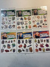 Tattoo Mania 6 Pkg 150 Total Temporary Tattoos Parental Guidance