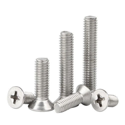 Tornillos de máquina Phillips cabeza plana avellanada A2 acero inoxidable M1 a M10 - Imagen 10 de 10