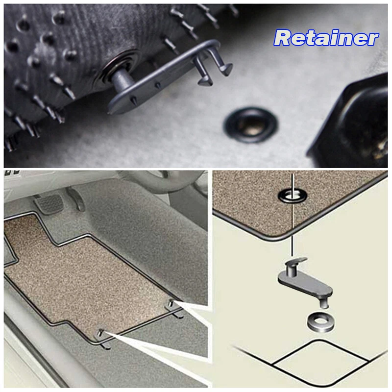 10Pcs For Toyota 2001-2010 Floor Mat Clips Hooks Retention Hold Down Retainer Foto 4 de 4