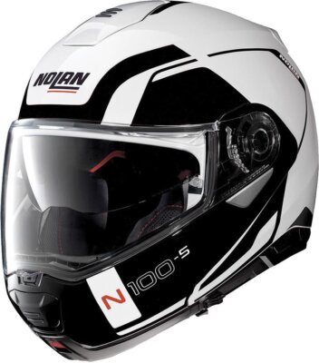 Nolan N100-5 - Konsistenz Metall weiß 019 - VERKAUF
