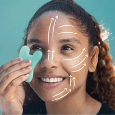 OSEA MALIBU GUA SHA SCULPTOR JADE SKIN CARE TOOL 