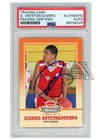 Giannis Antetokounmpo 2013-14 Fleer Retro Autograph Rookie Card #47 PSA/DNA