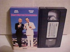 Dirty Rotten Scoundrels VHS VCR Video Tape Movie Steve Martin Michael Caine G1