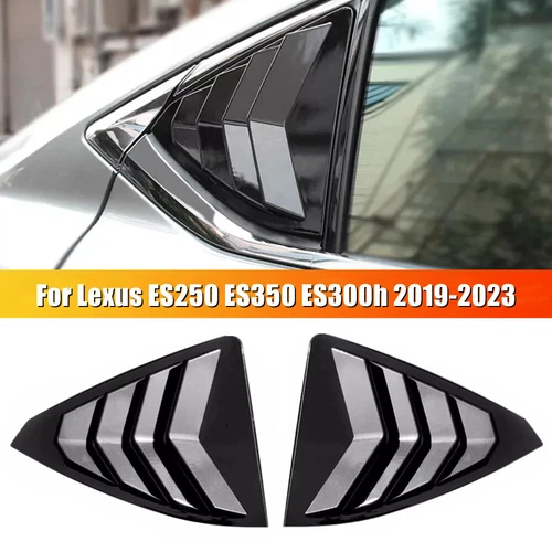 Gloss Black Rear Window Louver Cover Trim For Lexus ES250 ES350 ES300h 2019-2023 - Bild 1 von 10