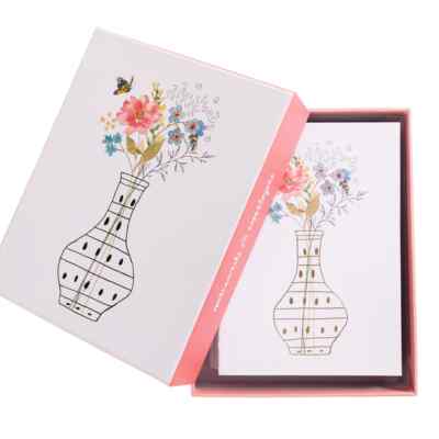 Graphique Blooming Vases Assorted Boxed Card 20ct w
