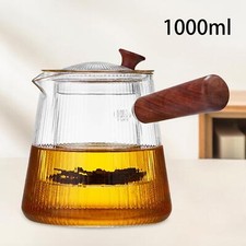Glass Teapot with Infuser Easy to Use Tea Pot Tea Brewer for Home Camping