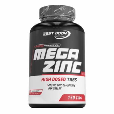 Professional Mega Zinc Tabs 150 Stück/Dose Best Body Nutrition (74,93EUR/1000g)