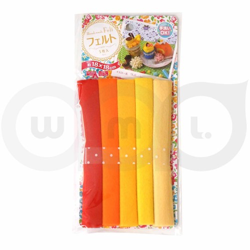 30 pieces Daiso Felt sheet 18x18cm DIY Handmade craftwork materials multi colors - Picture 7 of 7