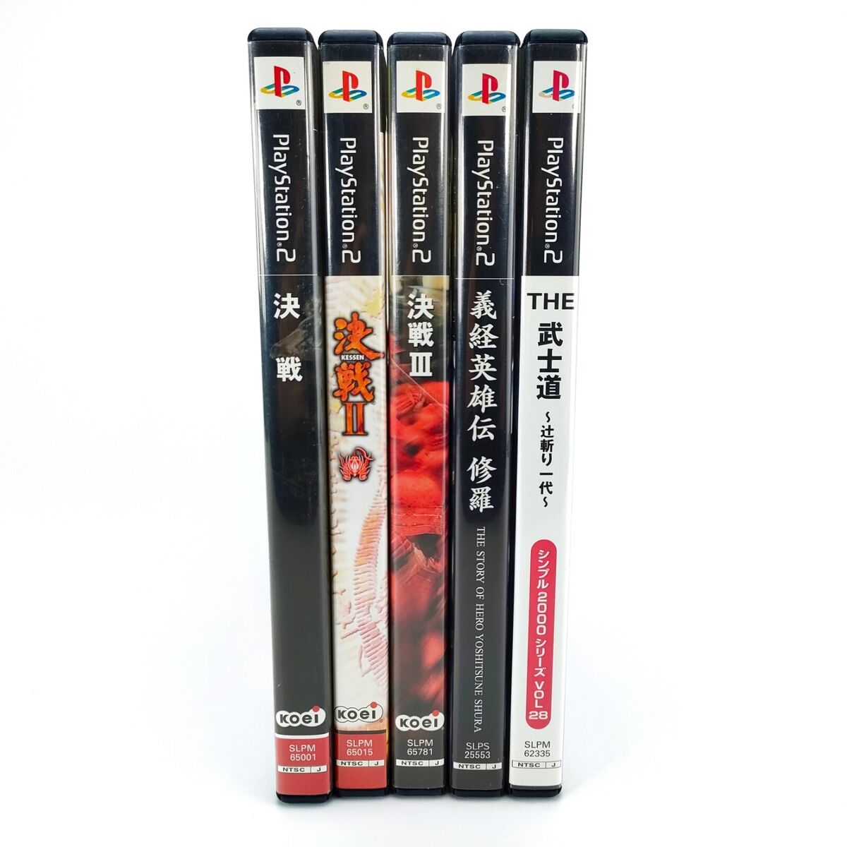 PS2 Kessen I II III Hero Yoshitsune Shura The Bushido Koei PS2 Kessen I II III Hero Yoshitsune Shura The Bushido Koei