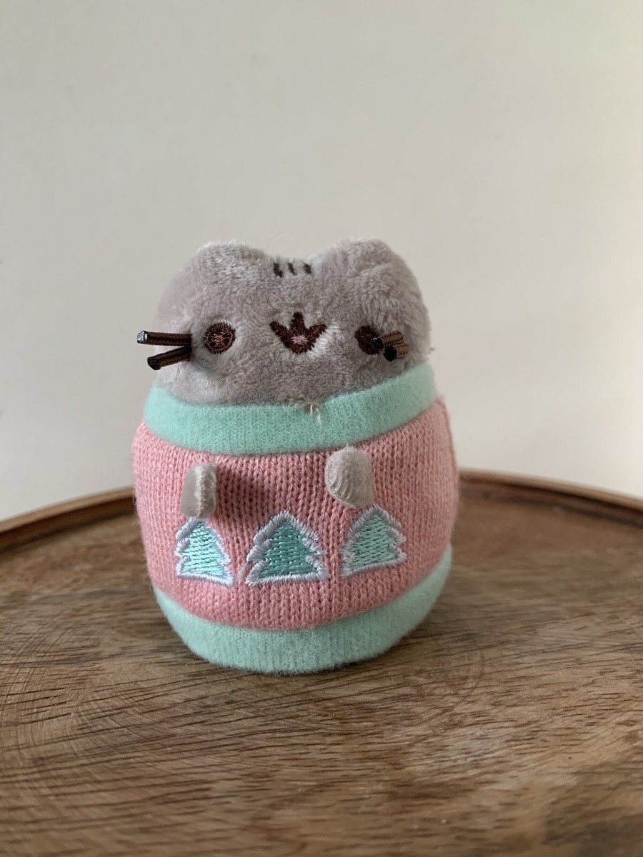 Pusheen Women's Green Christmas Knit Sweater Feestelijke