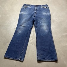 Vintage Branders Dickies Jeans Boot Cut Talon Zipper Faded 36x28 Men  s Work